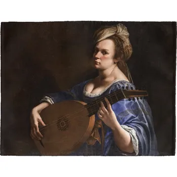 prostírání Prostírání na stůl Autoportrét jako loutnistka Artemisia Gentileschi