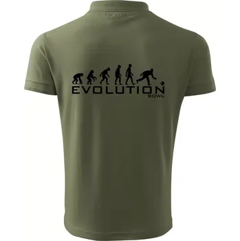 Pánská košile Evolution Bowl - Polokošile pánská Pique Polo 203 - M ( Khaki )