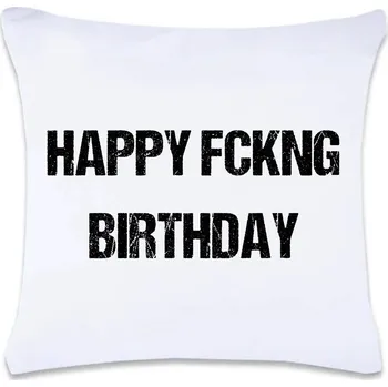 Dekorativní polštářek DOBRÝ TRIKO Polštář s potiskem 40 x 40 cm FCKNG Oboustranný tisk: NE