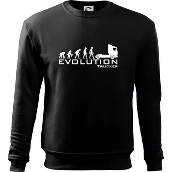 Pánská mikina Evoluce trucker - Mikina Essential pánská - XL ( Černá )