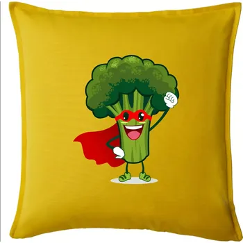 Polštář Super Brokolice - Polštář 50x50 - 50x50 - Pouze potah ( Žlutá )