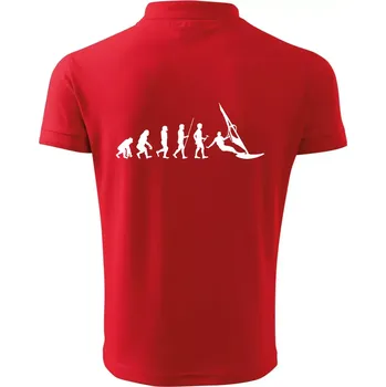 Pánská košile Evoluce Windsurfing - Polokošile pánská Pique Polo 203 - 2XL ( Červená )