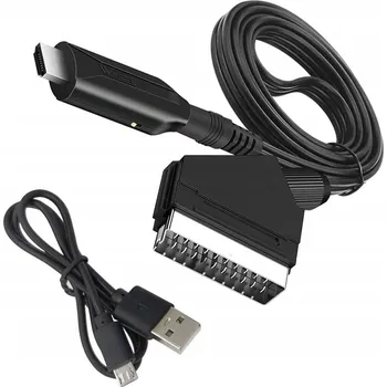 IP kamera Adaptér / Převodník HDMI (M) na Euro/Scart (M) 1080p