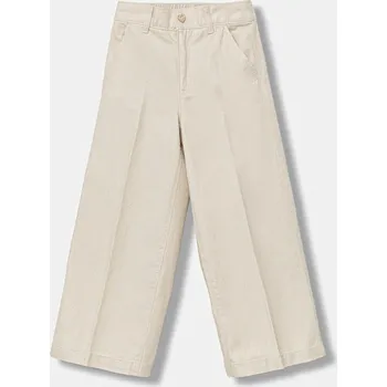 Dětské bavlněné kalhoty United Colors of Benetton 4YPNCF052.G.seasonal béžová 01X, vel. 120