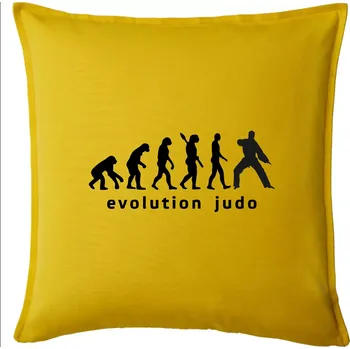 Polštář Judo evoluce - úder - Polštář 50x50 - 50x50 - Pouze potah ( Žlutá )