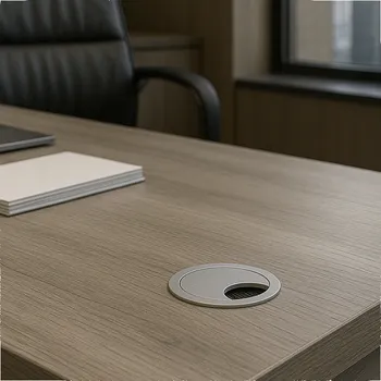 kabelová chránička Interex design Kabelová průchodka LINDA 60 / Chrom matný