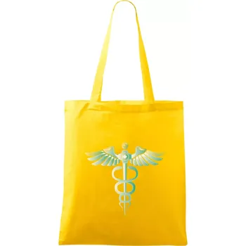 Hrdinové zdravotnictví - logo (Pecka design) - Taška bavlněná - 42 x 38 cm ( Žlutá )