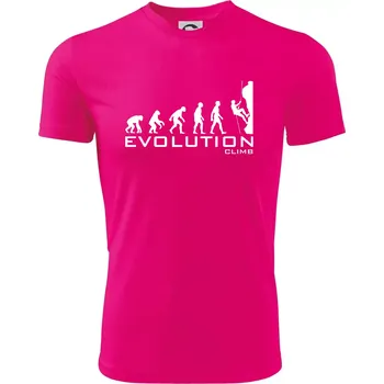 Chlapecké tričko Evolution Climb - Dětské triko sportovní (dresovina) - 158 cm/12 let ( Neon Pink )