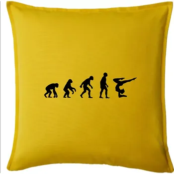 Polštář Evoluce yoga - Polštář 50x50 - 50x50 - Pouze potah ( Žlutá )