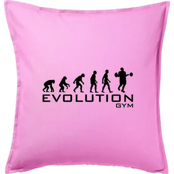 Polštář Evoluce Gym - Polštář 50x50 - 50x50 - Pouze potah ( Růžová )