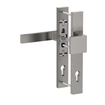 Dveřní kování Hliníkový set so štítom kľučka/guľa,brúsený elox