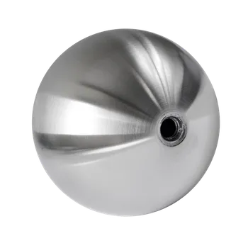 Zábradlí Koule dutá se závitem M8 / ø 70 mm, broušená nerez K320 / AISI304