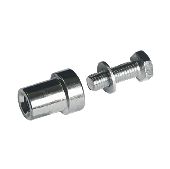 Matice Přivařovací matice INOX (30mm) se šroubem M8x30 pro uchycení kovového hřebene CREM