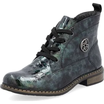 Dámské kozačky Dámská kotníková obuv RIEKER 71205-90 zelená W5 40