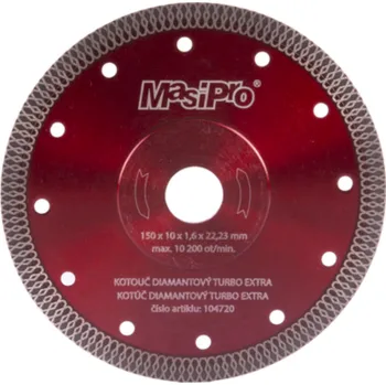 Řezný kotouč Kotouč diamantový MasiPro turbo extra tenký 150 mm