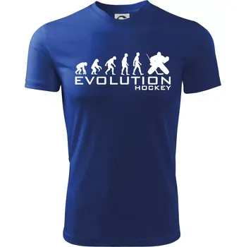 Evoluce Hockey brankář - Dětské triko sportovní (dresovina) - 146 cm/10 let ( Královská modrá )
