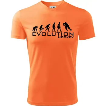 Evoluce Hockey - hráč - Dětské triko sportovní (dresovina) - 146 cm/10 let ( Neon mandarine )