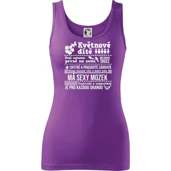 Dámské tričko Narozeniny květen - Dámské tílko - S ( Fialová )