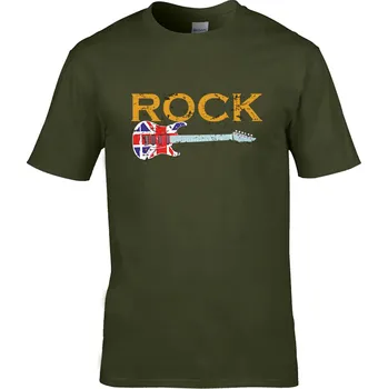 Pánské oblečení Tričko Rock Druh: Pánské, Barva: Khaki, Velikost: XL