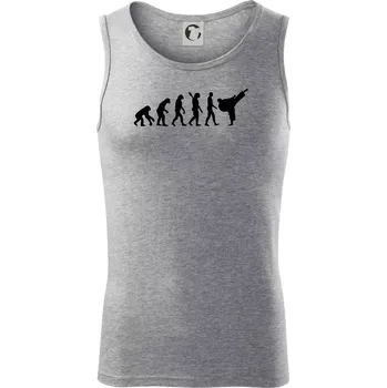 Karate Evoluce - kop - Tílko pánské Core - 2XL ( Tmavě šedý melír )