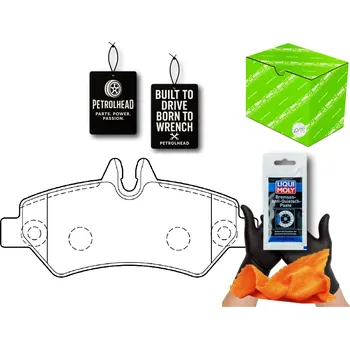 Brzdová destička BRZDOVÉ DESTIČKY VW CRAFTER 06- ZADNÍ VALEO #Petrolhead Pro+ Kit3