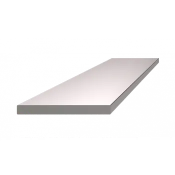 Nerezová tyč plochá 50x5 mm, cena za 1 ks (1 m), broušená nerez K320 / AISI304 2m