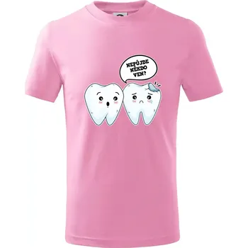 Nepůjde někdo ven - Tričko dětské bavlněné - 158 cm/12 let ( Růžová )