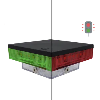Autoelektronika Výstražné LED světlo SEMAFOR, 12V/24V sloupek 80x80/100x100mm