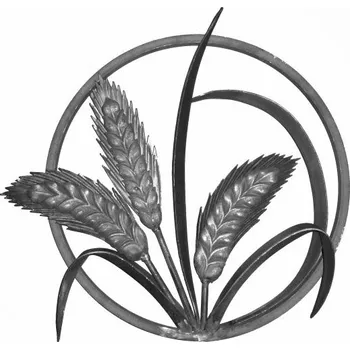 Zábradlí Kovářský ornament 385mm, 12 x 12 mm