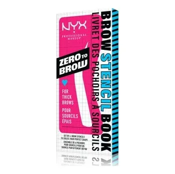 Make-up NYX Professional Makeup Zero To Brow Šablona na obočí