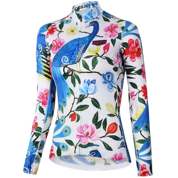 cyklistický dres Cyklodres CYCOLOGY Goddess, dámský, dlouhý rukáv