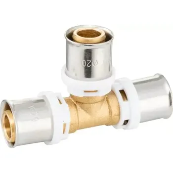 Fitinka PEXAL T-kus jednoznačný 20 x 20 x 20 mm - Lisovací tvarovka (TH)