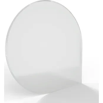 Krbová kamna Sklo pod kamna - FLAMINGO Kapka 1100x1100 mm, fazeta, / 6 mm