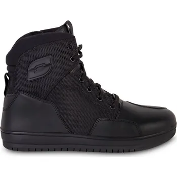 Moto obuv Boty na motorku Ozone SPIN BLACK/BLACK SOLE 43