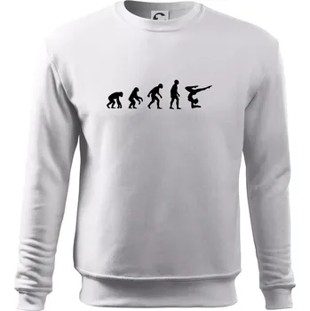 Pánská mikina Evoluce yoga - Mikina Essential pánská - L ( Bílá )
