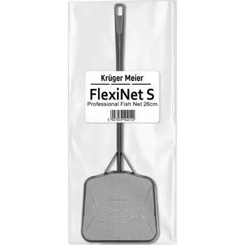 FLEXINET Jemná síťka na ryby, pevná, pro potěr, černá, hluboká, lehká