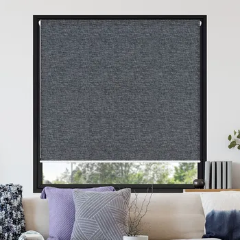 Roleta FOA Látková roleta, BASIC, Tmavě šedý melír, LS 106 , 32 x 150 cm