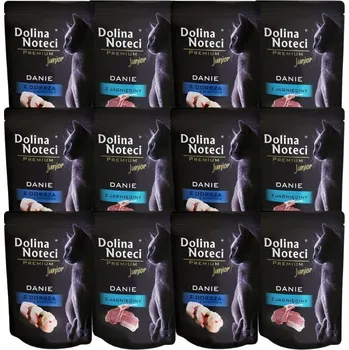 Krmivo pro kočku Dolina Noteci Premium kapsičky mokré krmivo pro kočky junior mix chutí 12x85g