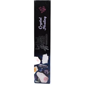 Vonná tyčinka TYČINKOVÉ VONNÉ TYČINKY TRIBAL SOUL CRYSTAL HEALING 15g duchovní série + podložka