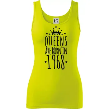 Queens are born in 1968 - Dámské tílko - S ( Limetková )