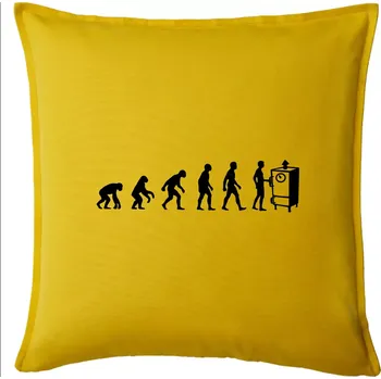 Polštář Evoluce udírna - Polštář 50x50 - 50x50 - Pouze potah ( Žlutá )