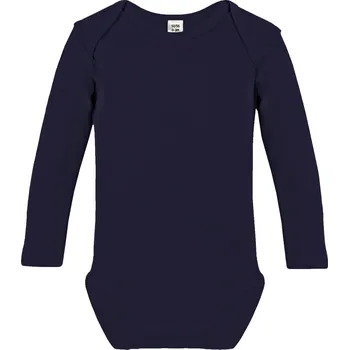 Kojenecký body Link Kids Wear Dětské body s dlouhým rukávem X941 Navy 62-68