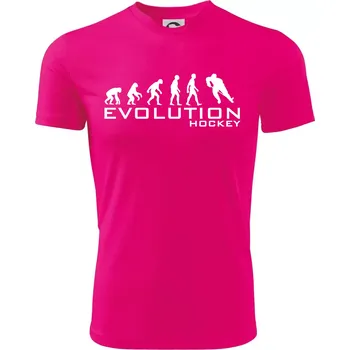 Chlapecké tričko Evoluce Hockey - hráč - Dětské triko sportovní (dresovina) - 146 cm/10 let ( Neon Pink )