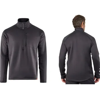 Rybářské oblečení Termo mikina GRUNDÉNS Grundies 1/2 Zip - Black - Vel. L