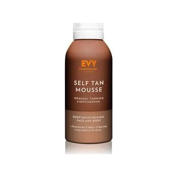 Samoopalovací přípravek EVY Technology Self Tan Mousse Light /Medium Face and Body Samoopalovací pěna