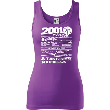 2001 v kostce - Dámské tílko - M ( Fialová )