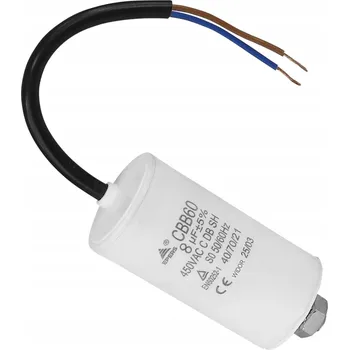 Kondenzátor Startovací kondenzátor motoru 8uF 450 V CBB60 M8 pro pračku, klimatizaci