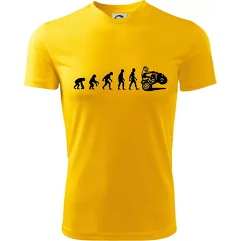 Evoluce quad čtyřkolka - Dětské triko sportovní (dresovina) - 158 cm/12 let ( Žlutá )
