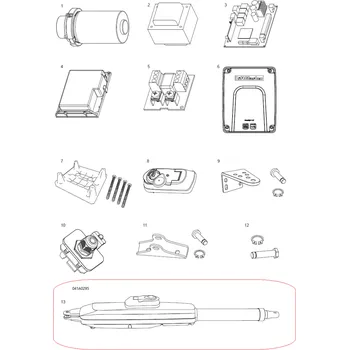 041A0295 kompletní rameno LA250EVK