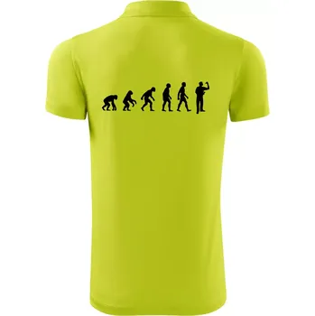 Pánská košile Evoluce šipky - Polokošile Victory sportovní (dresovina) - 3XL ( Limetková )